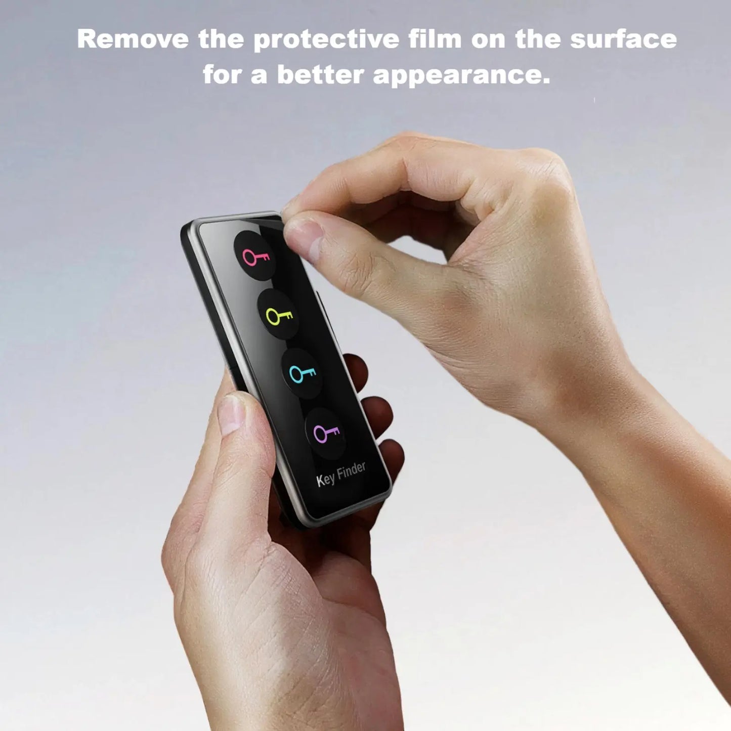 Key Finder Wireless Tracker with LED Light 100Ft Long Distance Tracking for Car Keys Phones Wallet TV Remote Control 4 Receivers Easy to Use for Seniors