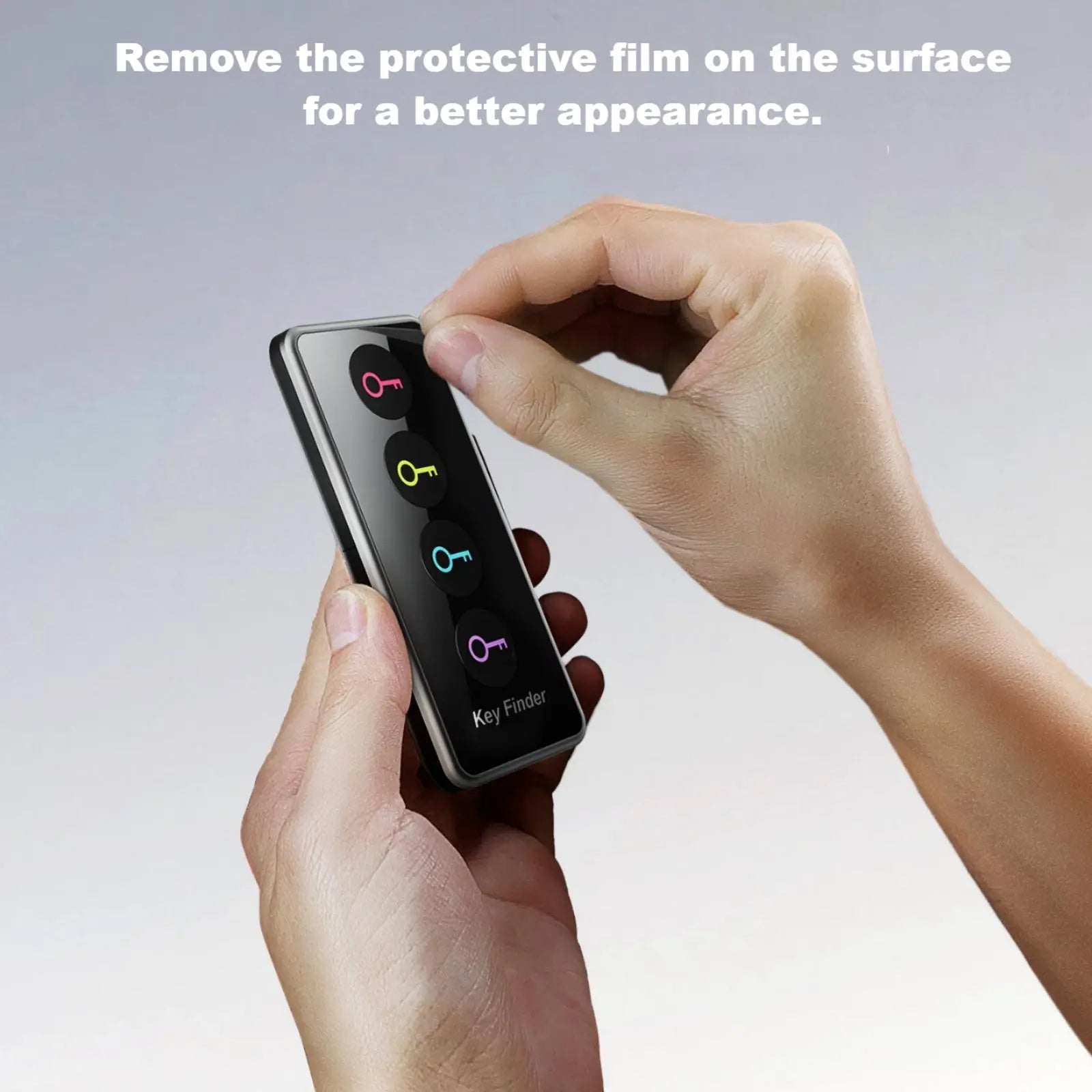 Key Finder Wireless Tracker with LED Light 100Ft Long Distance Tracking for Car Keys Phones Wallet TV Remote Control 4 Receivers Easy to Use for Seniors