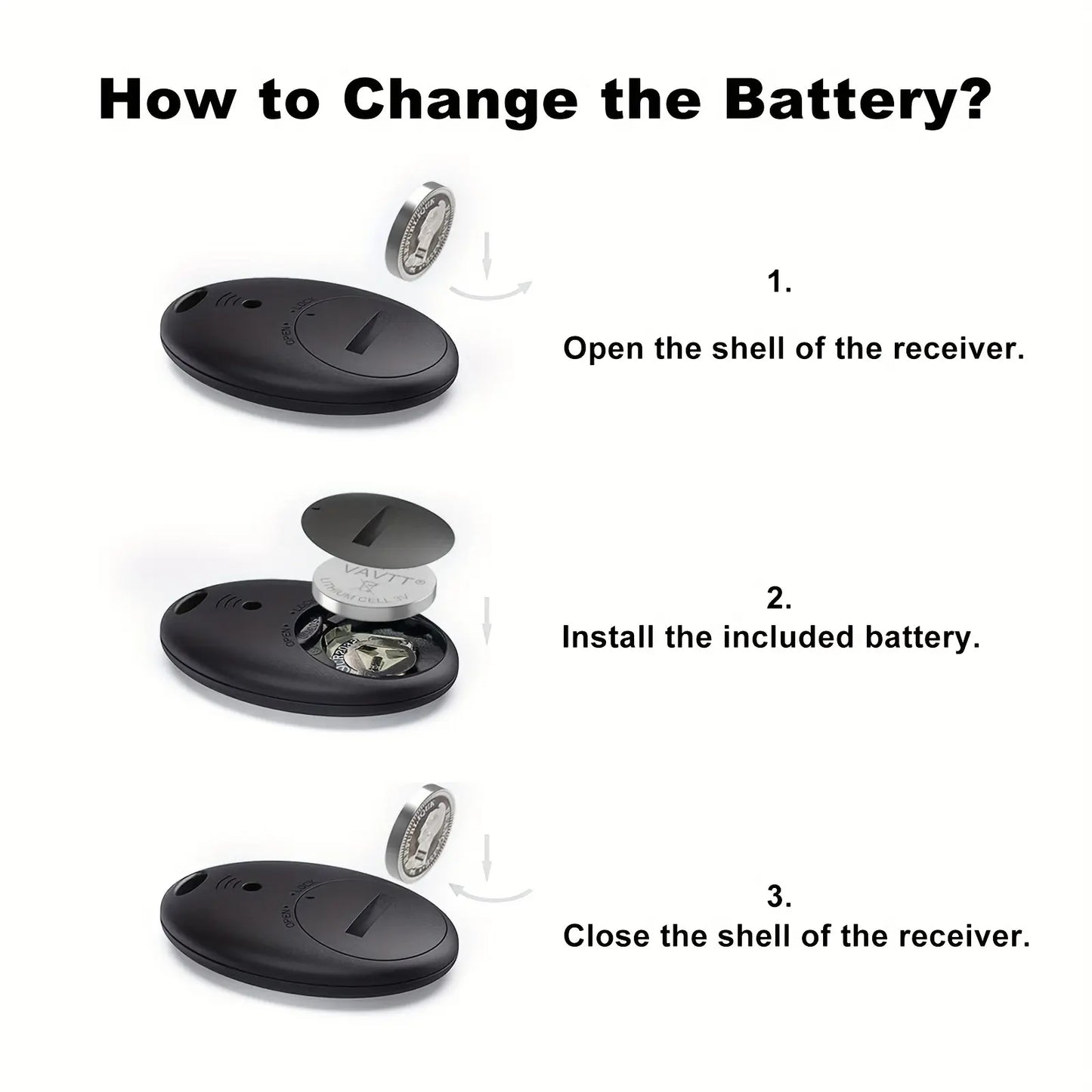 Key Finder Wireless Tracker with LED Light 100Ft Long Distance Tracking for Car Keys Phones Wallet TV Remote Control 4 Receivers Easy to Use for Seniors