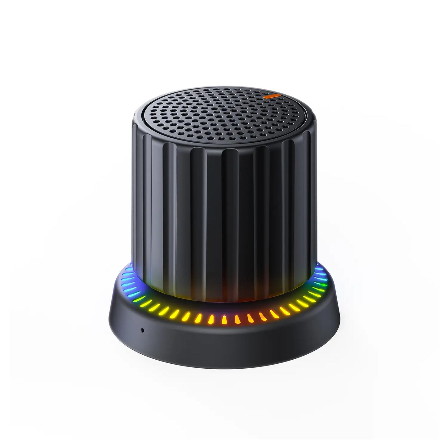 Lewinner Magnetic Bluetooth Speaker - IPX4 Water-Resistant Audio Device with TWS Pairing, RGB Rhythm Light, Rotary Knob Control, Rechargeable Bluetooth Receiver, Cable-Free Compact Portable Speaker for Bathroom, Outdoor Use, Bluetooth Receiver Speakers